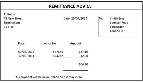 free printable remittance reports